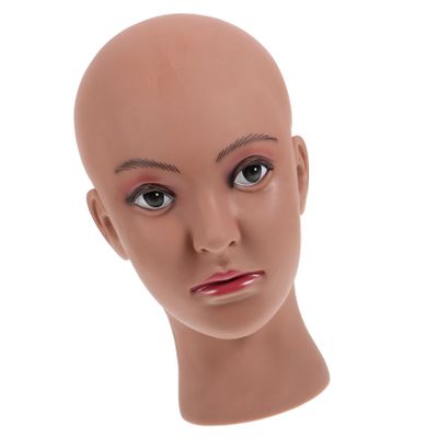 OATIPHO PVC Decorative Hat Display Wig Head, 55 cm Head Circumference