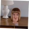 OATIPHO PVC Decorative Hat Display Wig Head, 55 cm Head Circumference view 4