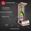 Personalized 18th Birthday Gift with Name – Eiserne Reserve Bottle Cage with Beck’s Beer view 3