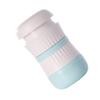 Green Portable Pill Cutter with ABS and Stainless Steel Storage Box view 1