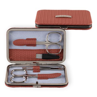 WINDROSE 4-Piece Manicure Set, Corbello/Terracotta
