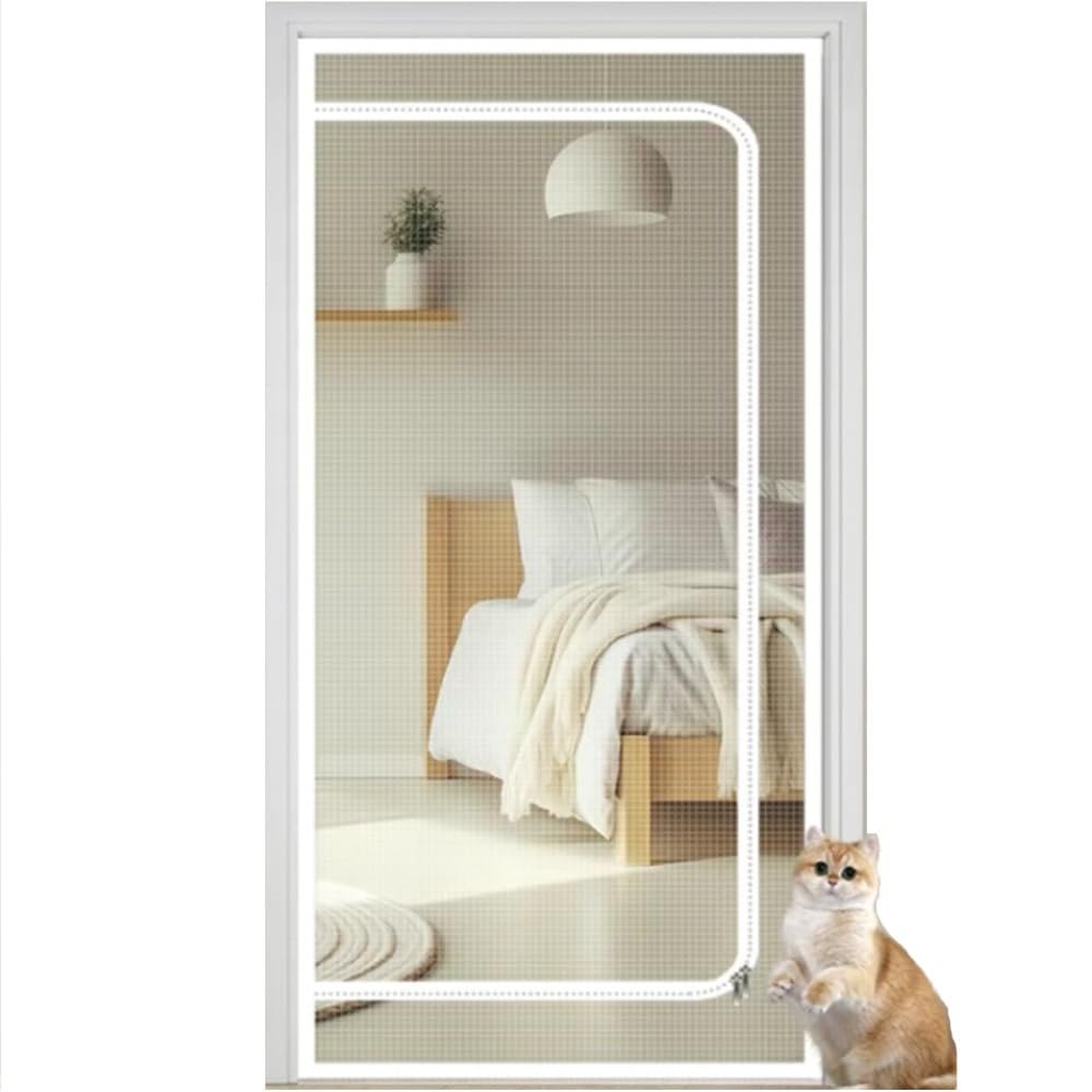 ZUYINBULUO Reinforced Cat Screen Door