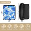 Hair Tools Travel Bag with Heat-Resistant Mat, Blue Cartoon Dancer view 4