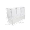 Acrylic Hay Rack with Large Capacity and Integrated Toilet view 2