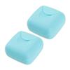 DEARMAMY Portable Heat-Resistant Plastic Storage Boxes, 2-Piece Set, for Menstrual Cups view 1