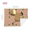 WZYCWB Cartoon Donkey Baby Blanket (30 x 40 in.) – Super-Soft, Breathable Wrap Blanket view 3
