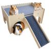 Multi-Level Wooden Guinea Pig Hideout view 1