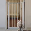 Metal Pet and Safety Gate for Stairs and Doors, Pressure-Mounted, Adjustable Height, H: 90 cm, W: 65–67 cm view 1