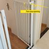Metal Pet and Safety Gate for Stairs and Doors, Pressure-Mounted, Adjustable Height, H: 90 cm, W: 65–67 cm view 4