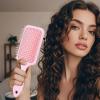 Blow-Drying Paddle Brush with Soft Flexible Bristles view 3