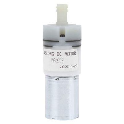 Mini DC Water Pump, Stainless Steel Micro Pump, 1.1–1.3 L/min, Compact 3.2-Inch Design