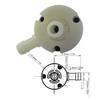 Mini DC Water Pump, Stainless Steel Micro Pump, 1.1–1.3 L/min, Compact 3.2-Inch Design view 2