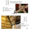 Pithsdp Natural Jute Rope Net, 4 m x 8 m view 3