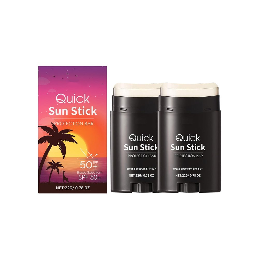 Quick Sunstick SPF 50 Sunscreen, No White Cast, Centella Asiatica and Aloe Extract (2)
