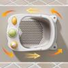 lisutupode Baby Bath Seat 39.5 x 28.6 x 16.5 cm, Gray, with 4 Suction Cups and Cushion view 4