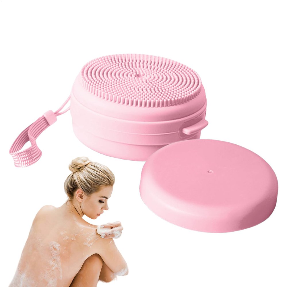 Silicone Body Scrubber with Soap Dispenser
