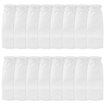 Aquarium Filter Socks, Ring Design, 10.2 x 38.1 cm, 200 Micron, 16-Pack