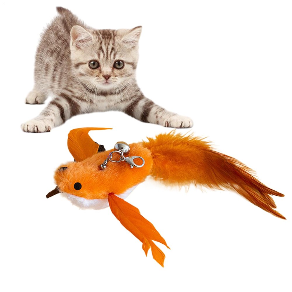 Generic Cat Toy Feather Refills, Replacement Cat Toy Wands