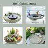 10-Inch Ceramic Birdbath and Bird Feeder Bowl view 3