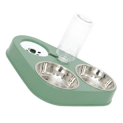TOYANDONA Automatic Water Dispenser with Bottle and Removable Bowls for Cats and Small Dogs