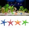 Hexagonal Aquarium Decoration with Artificial Starfish view 2