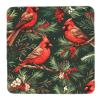 Mexpekil Baby Blanket for Newborns, Soft Swaddle Blanket, Christmas Red Bird, 90 x 90 cm view 1