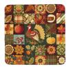 Mexpekil Baby Blanket for Newborns, Soft Swaddle Blanket with Thanksgiving Turkey Dice Pattern, 90 x 90 cm view 1