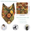 Mexpekil Baby Blanket for Newborns, Soft Swaddle Blanket with Thanksgiving Turkey Dice Pattern, 90 x 90 cm view 2