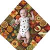 Mexpekil Baby Blanket for Newborns, Soft Swaddle Blanket with Thanksgiving Turkey Dice Pattern, 90 x 90 cm view 4