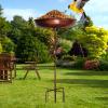 Rust-Free Vintage Metal Bird Baths view 3