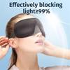 Sleep Eye Mask, 3D Contoured Light-Blocking Eye Cover, Blue, 2-Pack view 4