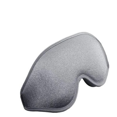 3D Eye Masks for Travel and Sleep, Portable, Soft Memory Foam, Gray, 3-Pack