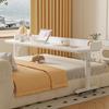 Overbed Table with Wheels, Height-Adjustable, Portable Bedside Table view 1