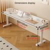 Overbed Table with Wheels, Height-Adjustable, Portable Bedside Table view 2