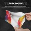 PU Leather Tissue Box Cover with Watercolor Splatter Design view 3