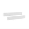 mbelando Gotland Conversion Rails for Baby Bed, 139 x 15 x 2 cm, White view 1