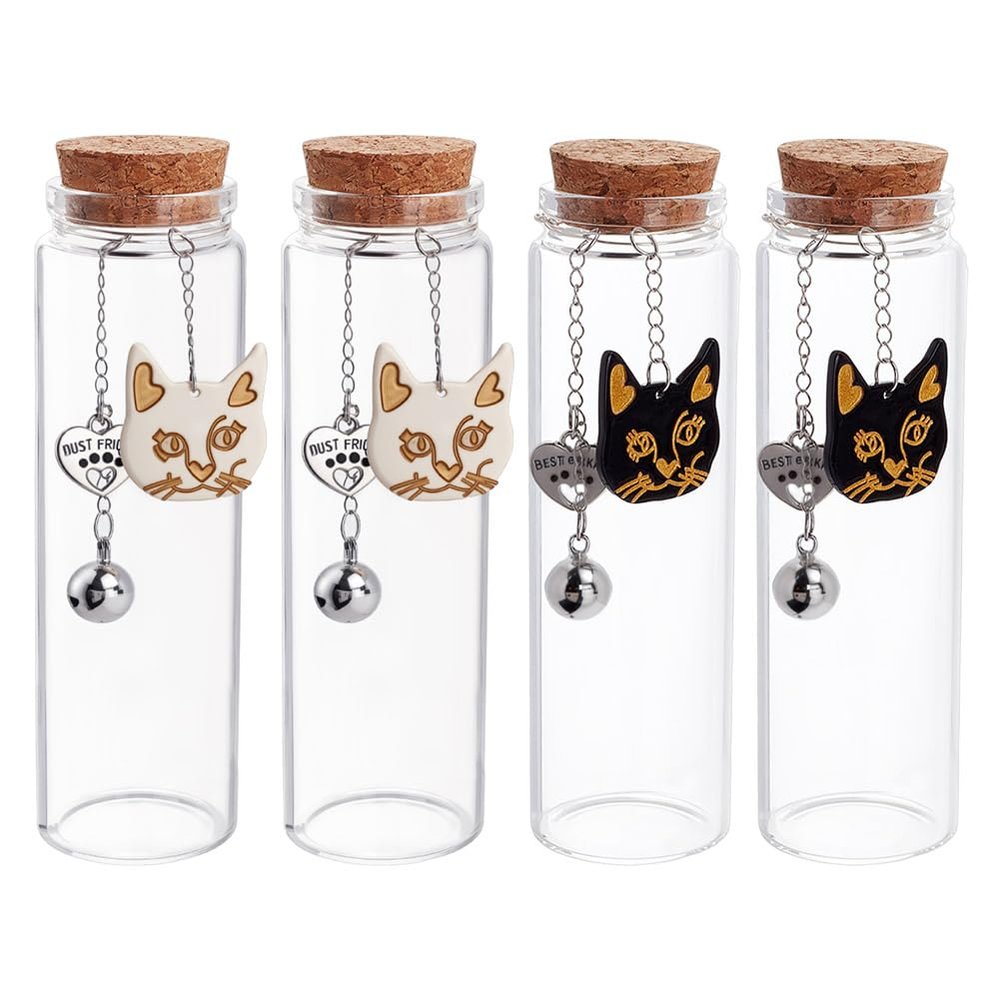 DELORIGIN 4-Piece Pet Memorial Glass Set
