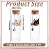 DELORIGIN 4-Piece Pet Memorial Glass Set view 2