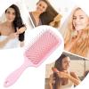 Rectangular Wet-Hair Paddle Brush with Flexible Bristles view 4