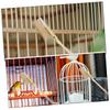 INOOMP Steel Bristle Birdcage Brush with Long Handle view 3