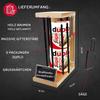 Personalized 40th Birthday Gift Idea – “Iron Reserve” Metal Cage with duplo Chocolate Bars (20 x 18.2 g), incl. Note – Gift for a 40th Birthday view 2