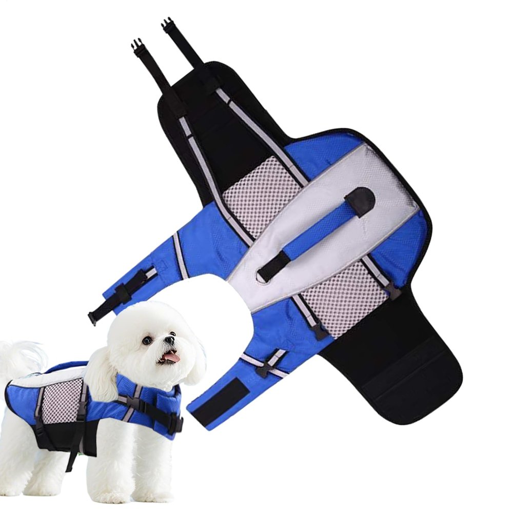 Dog Life Jacket with Reflective Strips