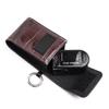 OATIPHO Brown Leather Case for Blood Oximeter, Compact Portable Protective Storage Bag view 4
