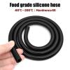 FENGXCUI 1 m Black Flexible Silicone Aquarium Air Pump Tube, -60 to 200°C, OD 12 mm/ID 6 mm view 2
