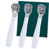 Foot Callus Remover, 5-Piece Set, Stainless Steel and Plastic, White view 4