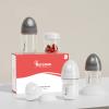 Glass Baby Bottles, 4-Pack, 0+ Months, Anti-Colic, Wide Neck, 80 ml & 160 ml, White & Black view 2