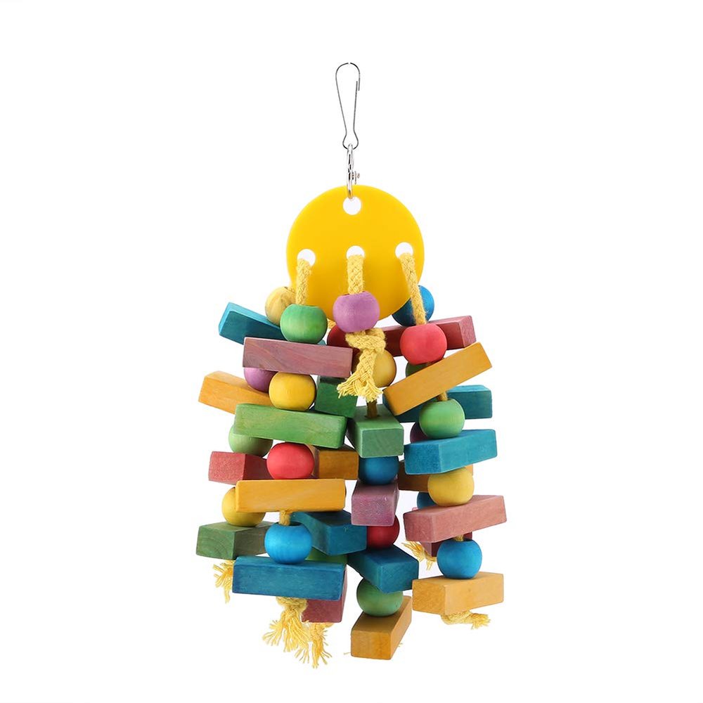 Wooden Swing Toy for Fun Playtime, Ideal for Monk Parakeets and Lorikeets