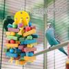 Wooden Swing Toy for Fun Playtime, Ideal for Monk Parakeets and Lorikeets view 3