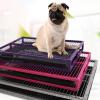 Metal Dog Toilet for Indoor Use, Puppy Training Tray for Small to Medium Dogs view 2