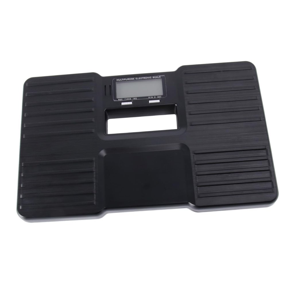 VALICLUD Digital Body Scale with Backlight, Net Weight Function and lb Conversion, Black